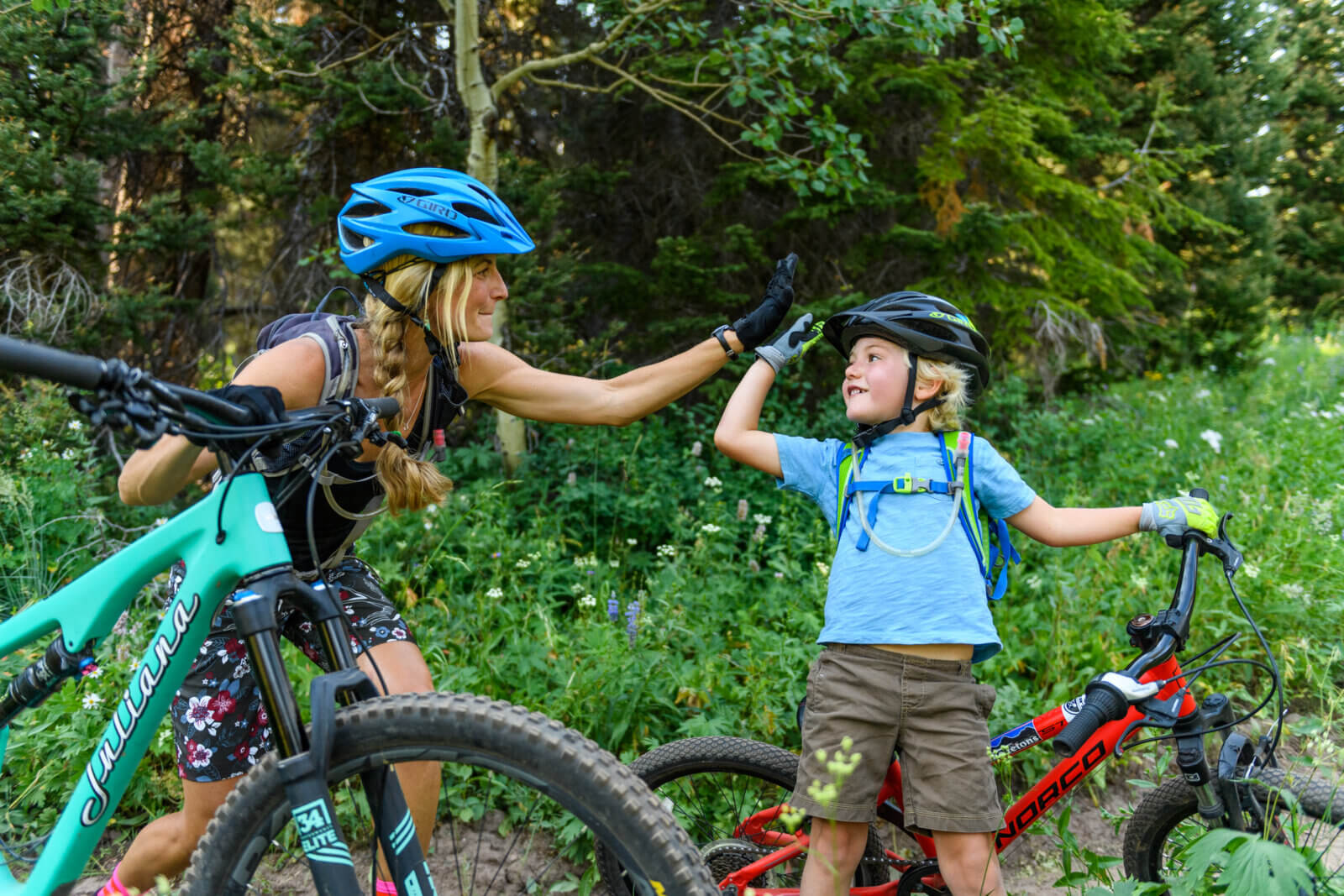 Mountain Biking with Kids.